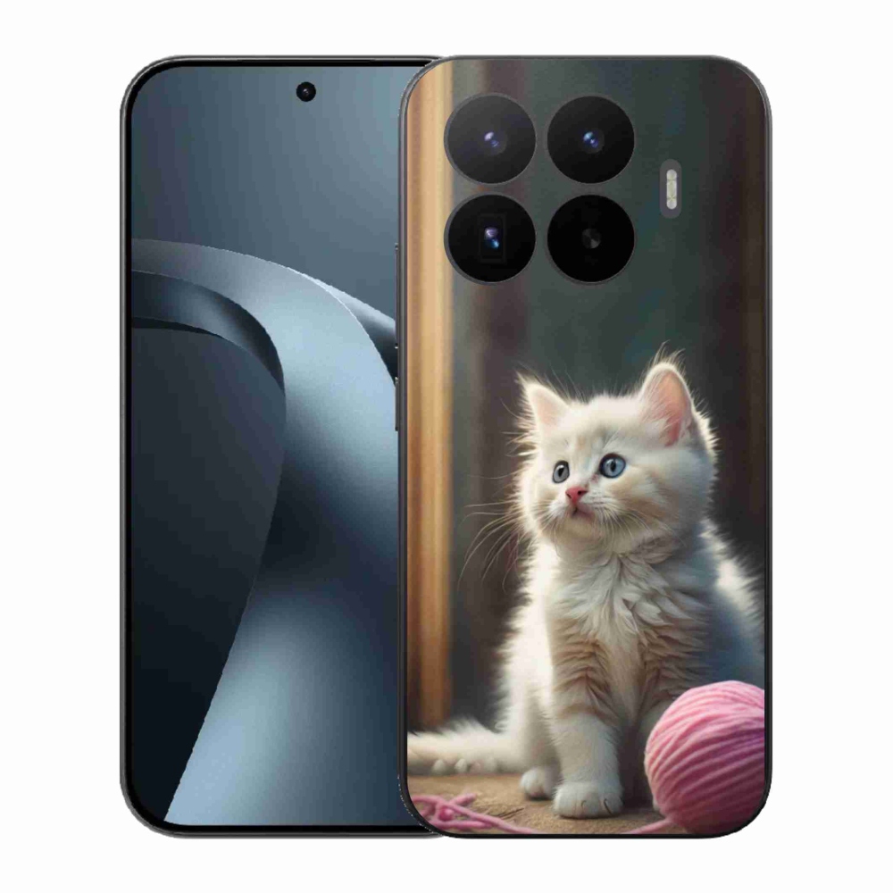Gél borítás mmCase a Xiaomi 17T-hez - fehér cica 2