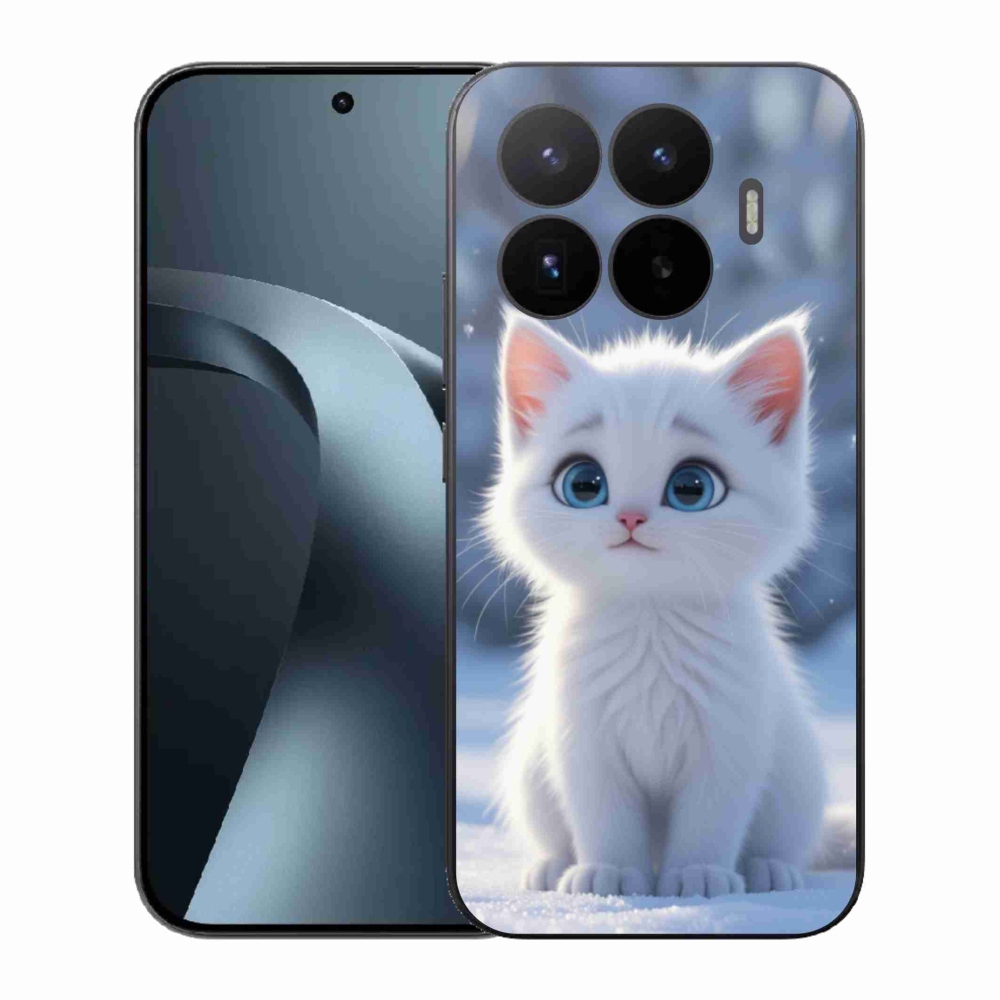 Gél borítás mmCase a Xiaomi 17T-hez - fehér cica 3