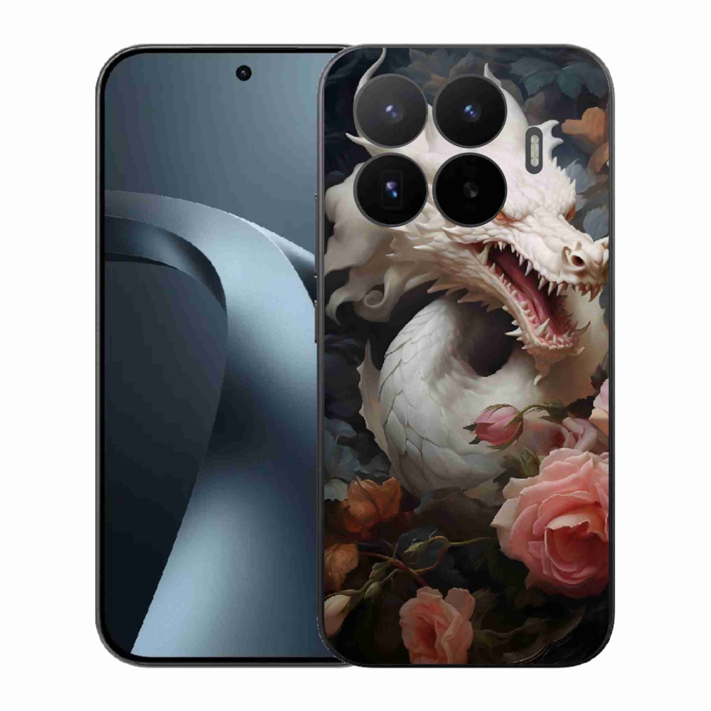 Gél borítás mmCase a Xiaomi 17T-hez - fehér sárkány