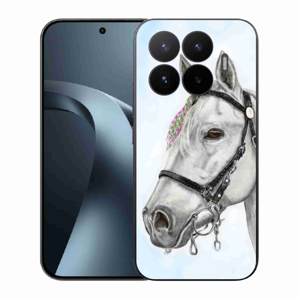 Gél borítás mmCase a Xiaomi 17T-hez - fehér ló 1