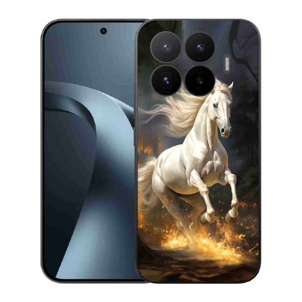 Gél borítás mmCase a Xiaomi 17T-hez - fehér ló 2