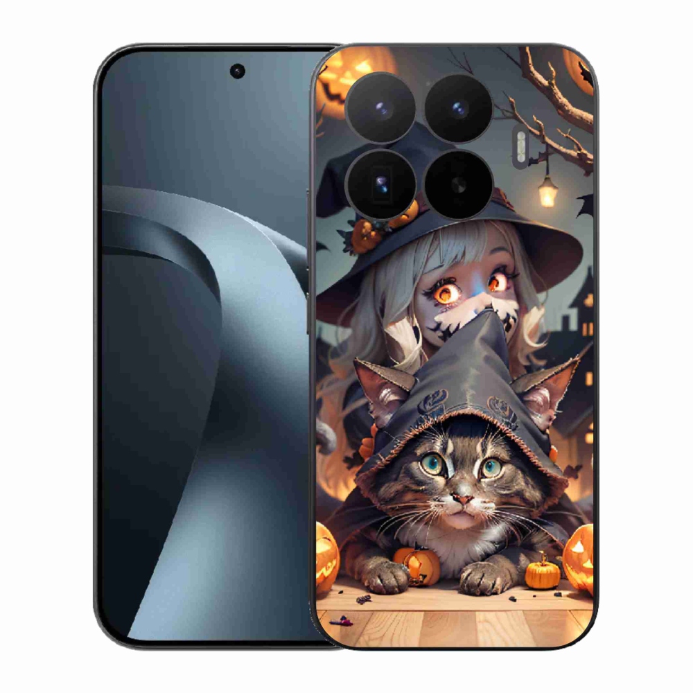 Gél borítás mmCase a Xiaomi 17T-hez - boszorkány macskával