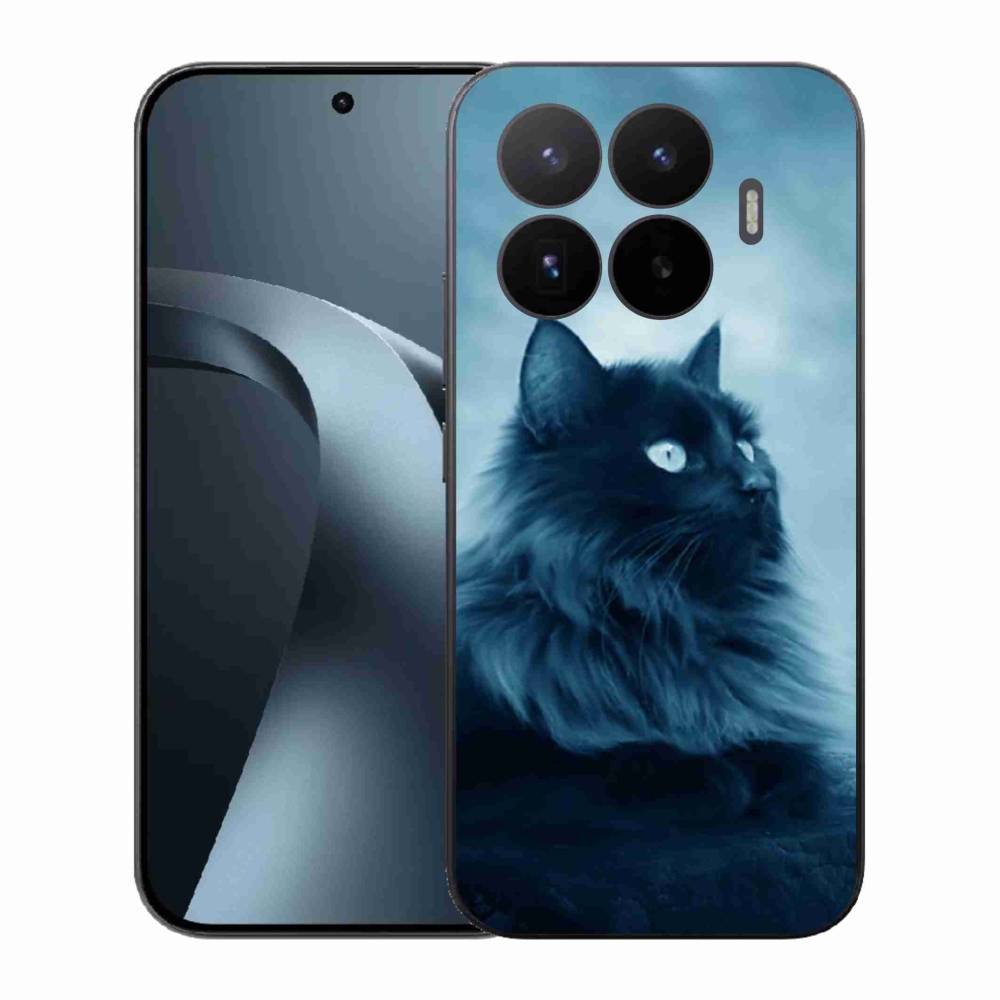 Gél borítás mmCase a Xiaomi 17T-hez - fekete macska 1