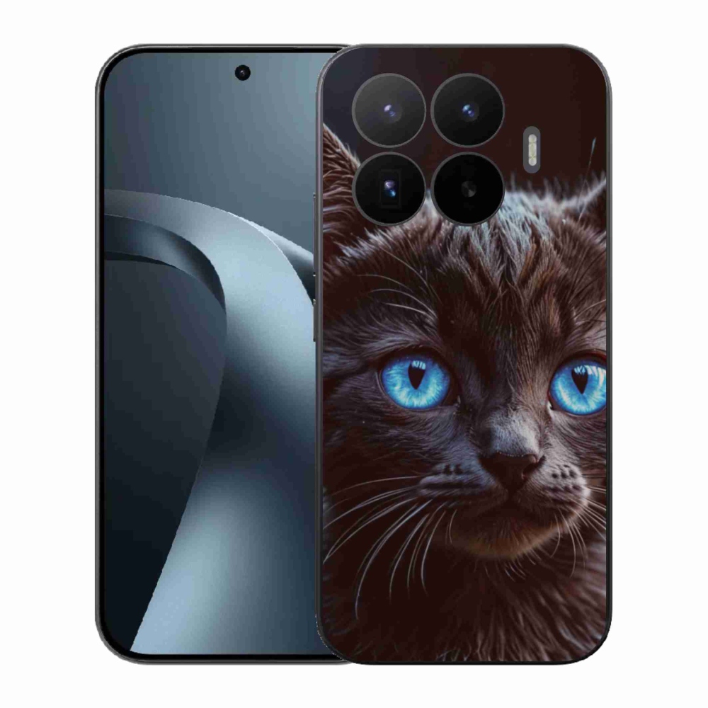 Gél borítás mmCase a Xiaomi 17T-hez - fekete cica 2