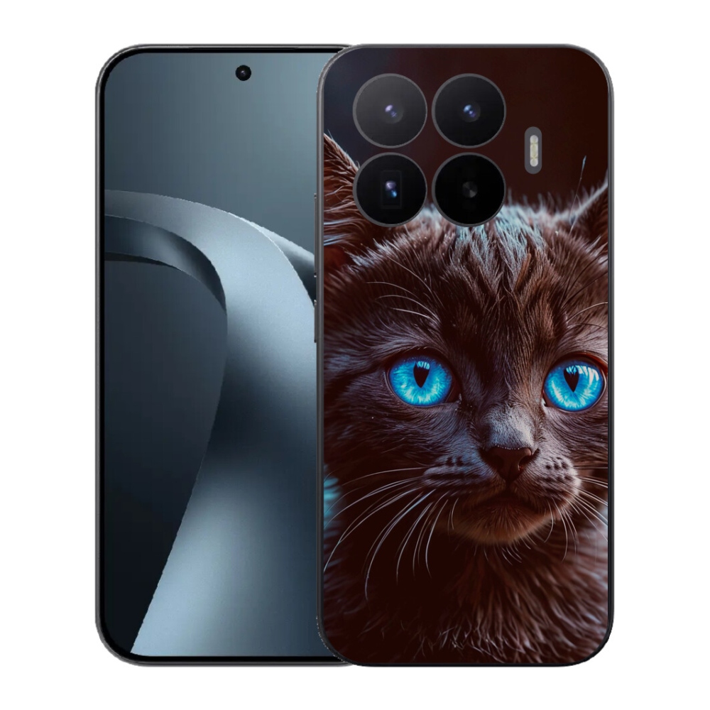 Gél borítás mmCase a Xiaomi 17T-hez - fekete cica 2