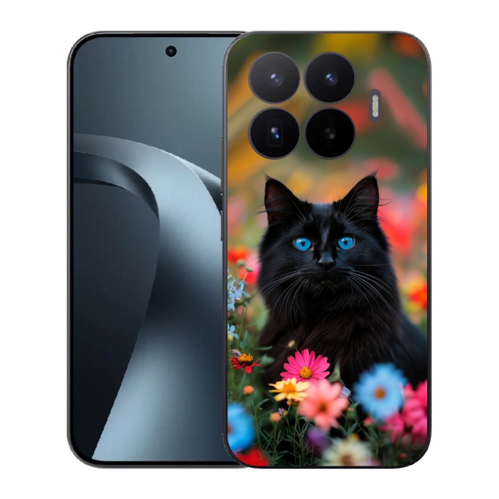 Gél borítás mmCase a Xiaomi 17T-hez - fekete cica 4