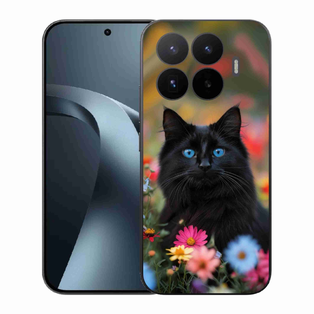 Gél borítás mmCase a Xiaomi 17T-hez - fekete cica 4