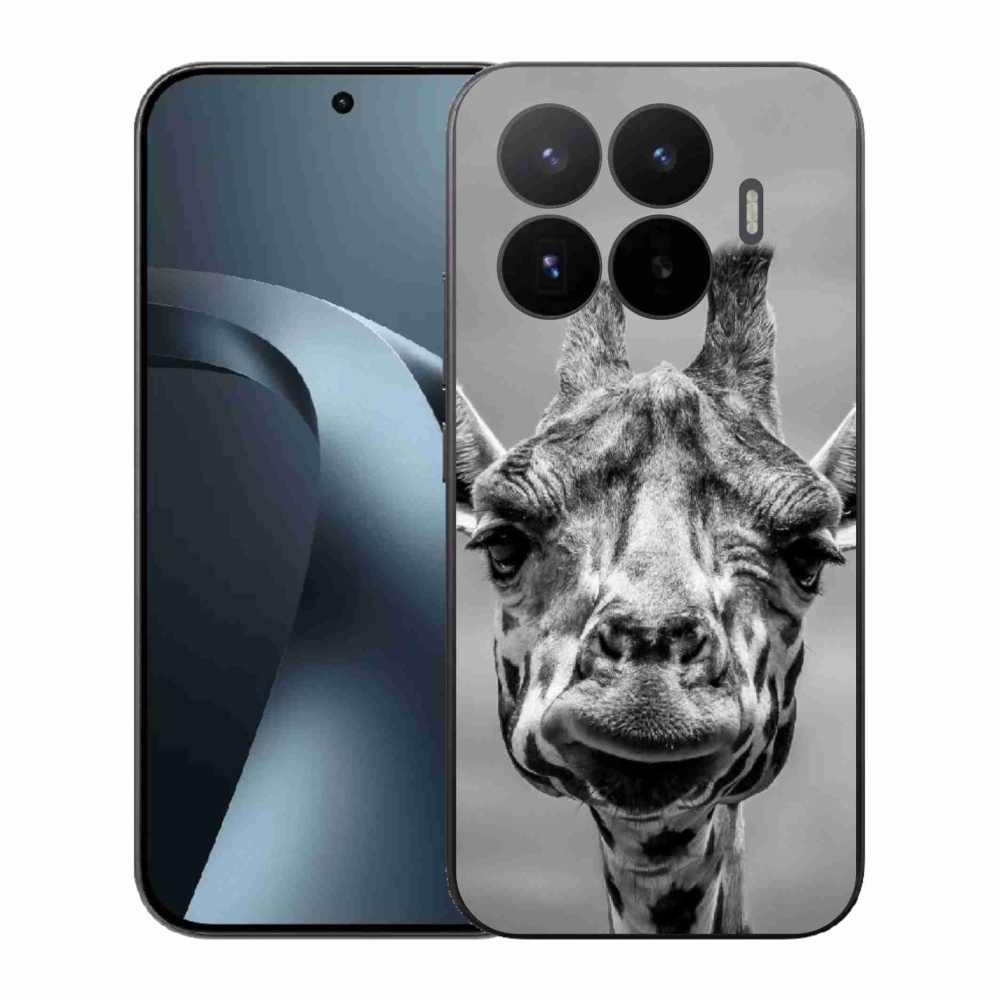 Gél borítás mmCase a Xiaomi 17T-hez - fekete-fehér zsiráf