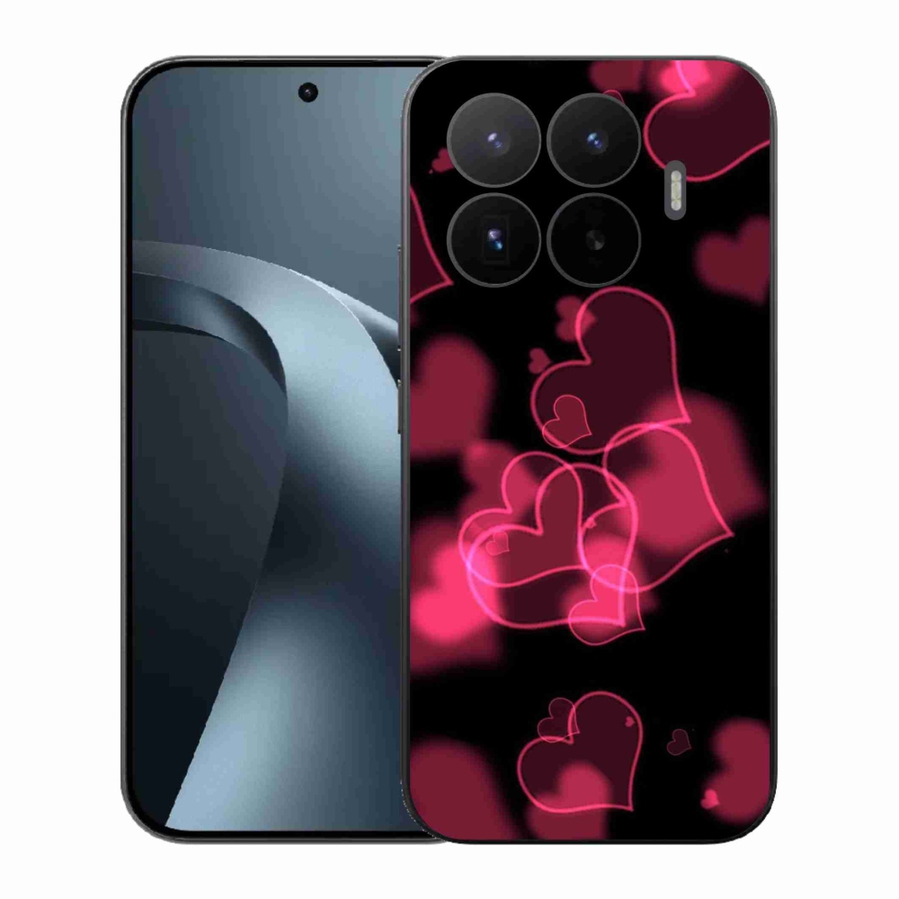 Gél borítás mmCase a Xiaomi 17T-hez - piros szívek