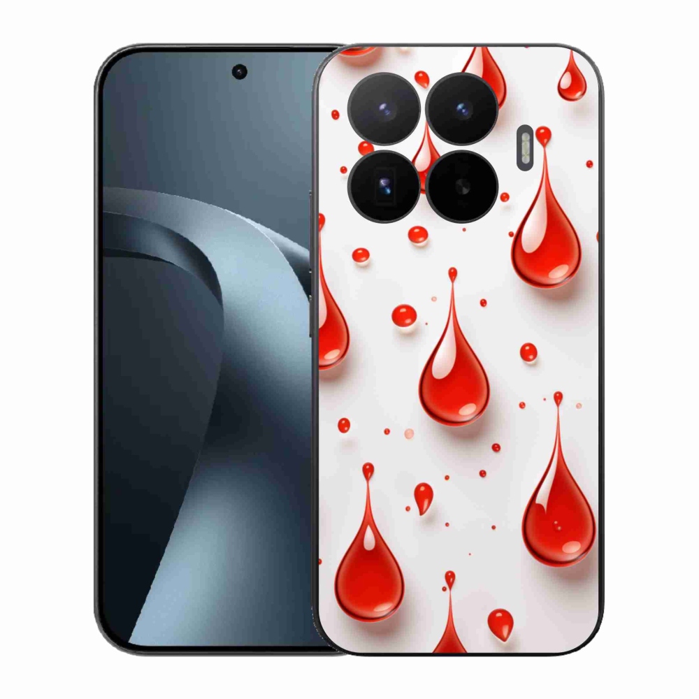 Gél borítás mmCase a Xiaomi 17T-hez - piros cseppek