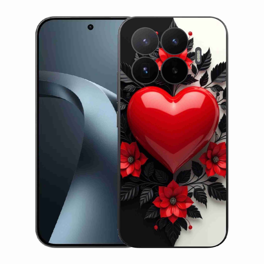 Gél borítás mmCase a Xiaomi 17T-hez - piros szív