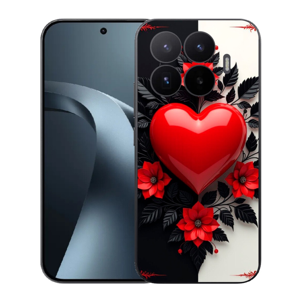 Gél borítás mmCase a Xiaomi 17T-hez - piros szív