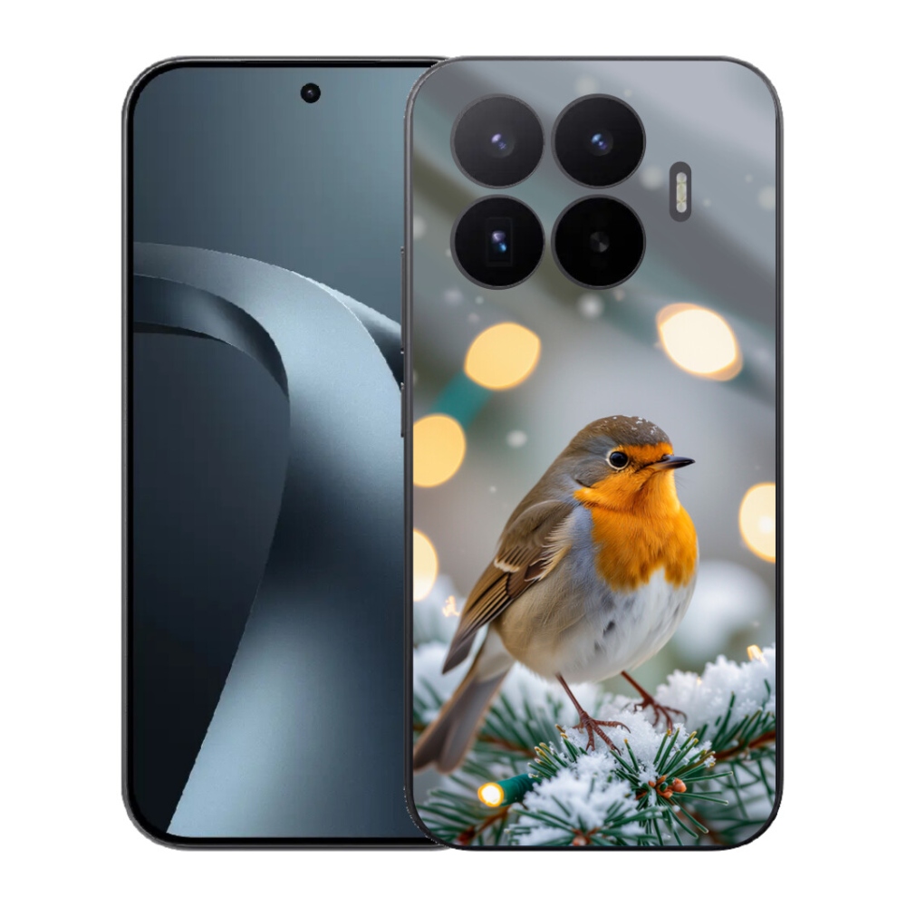 Gél borítás mmCase a Xiaomi 17T-hez - piros télen