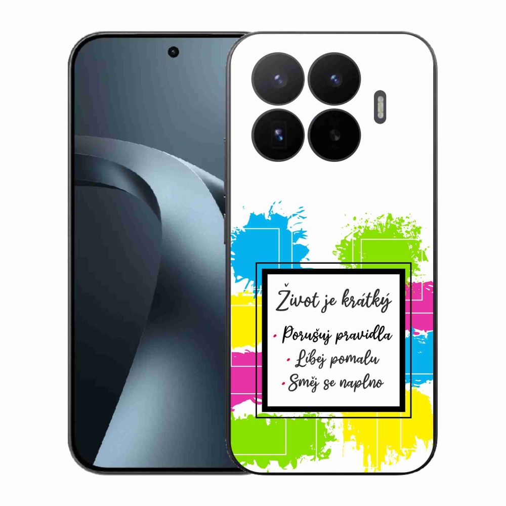 Gél borítás mmCase a Xiaomi 17T-hez - idézem 5 fehér háttér