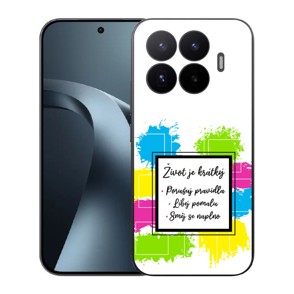 Gél borítás mmCase a Xiaomi 17T-hez - idézem 5 fehér háttér