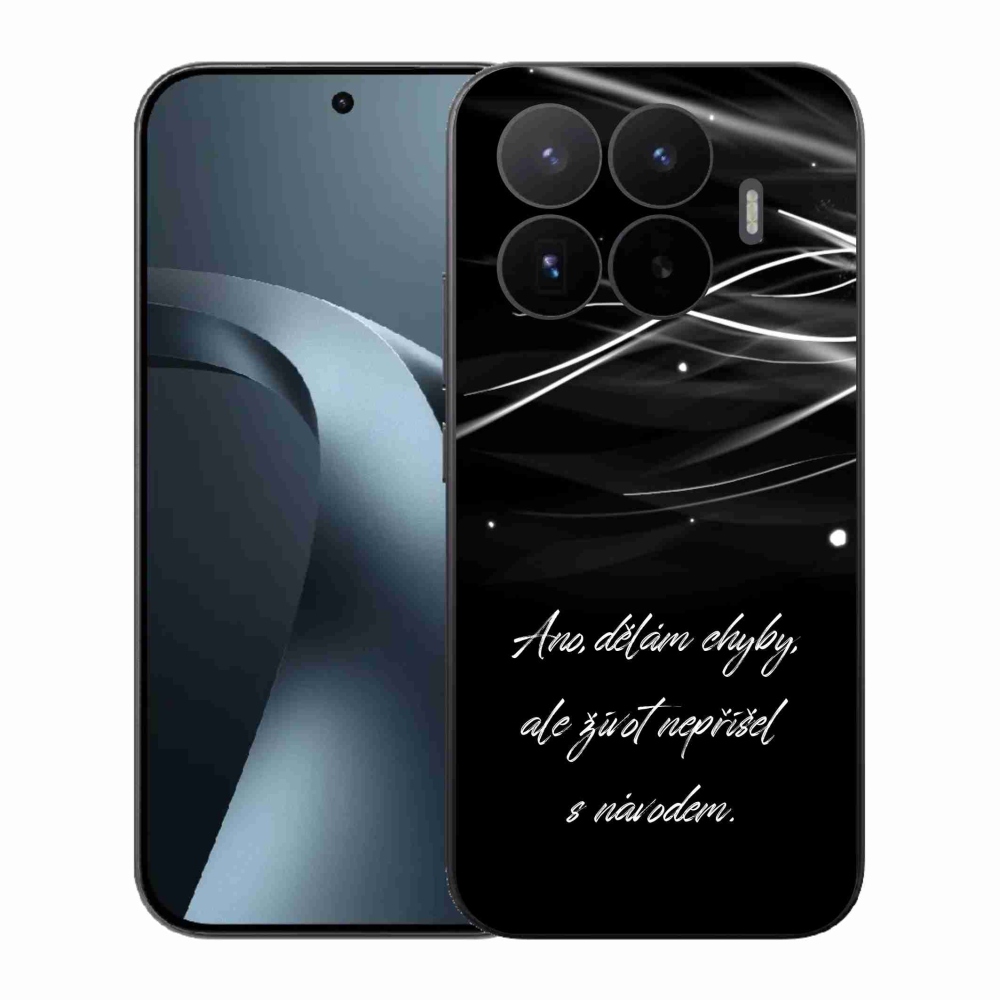 Gél borítás mmCase a Xiaomi 17T-hez - idézem fekete háttérrel
