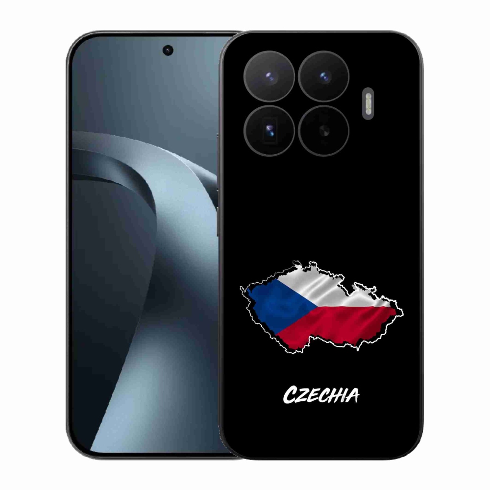Gél borítás mmCase a Xiaomi 17T-hez - Csehország fekete háttérrel