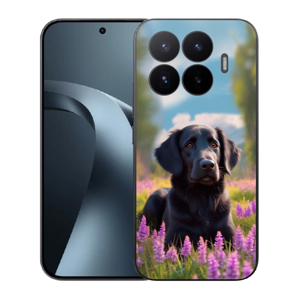 Gél borítás mmCase a Xiaomi 17T-hez - elegáns fekete retriever