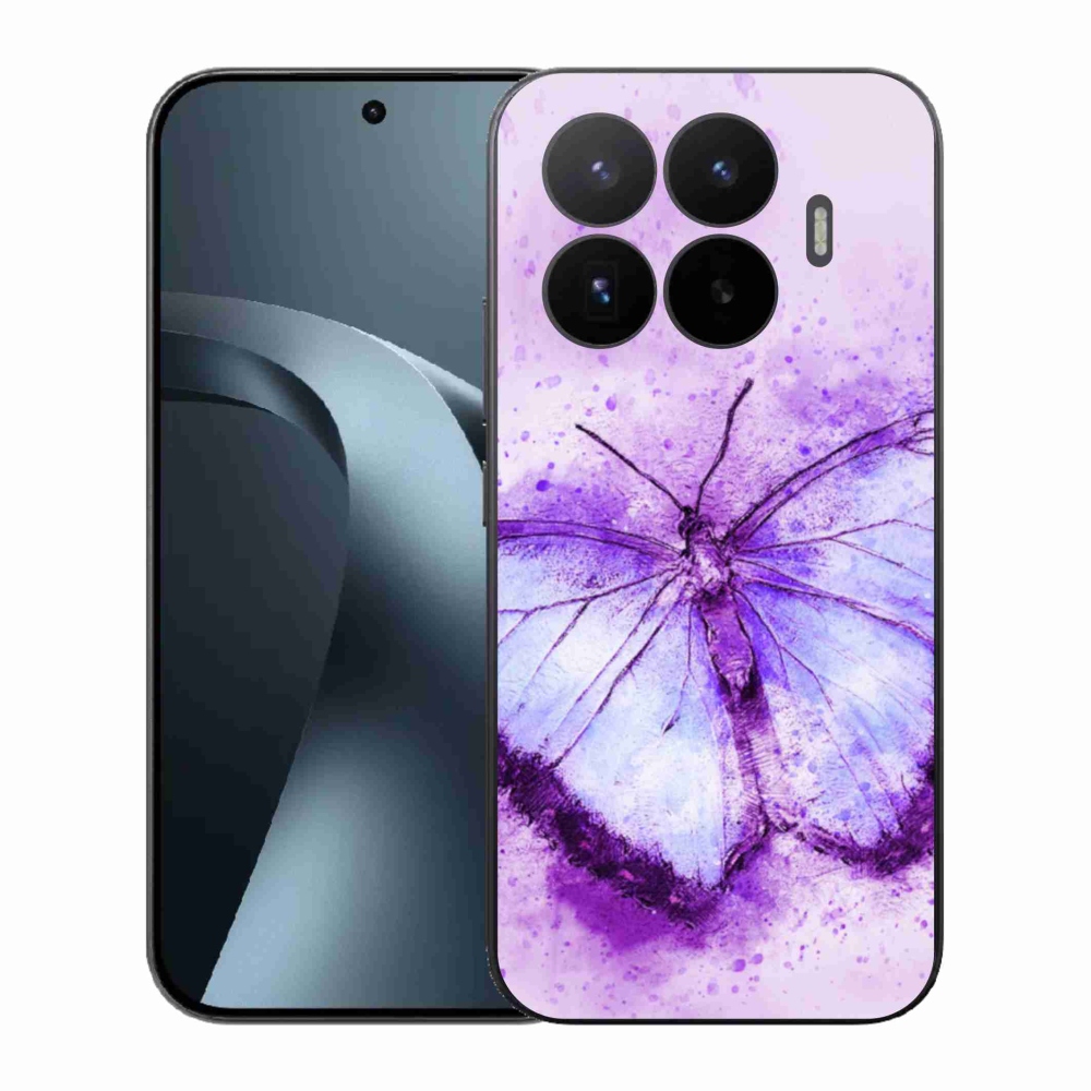 Gél borítás mmCase a Xiaomi 17T-hez - lila pillangó