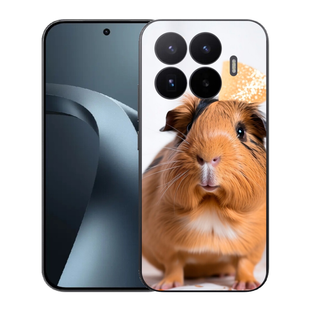 Gél borító mmCase a Xiaomi 17T-hez - barna tengerimalac