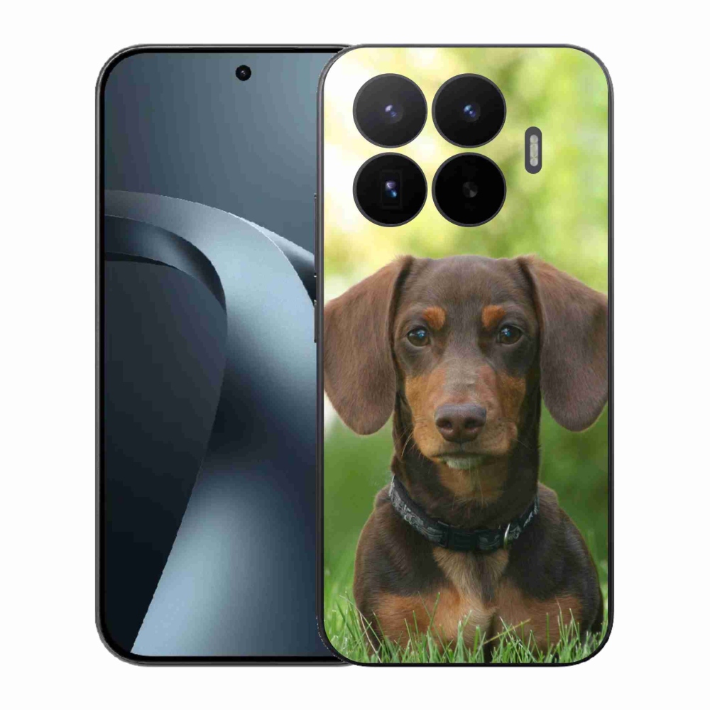 Gél borítás mmCase a Xiaomi 17T-hez - barna tacskó