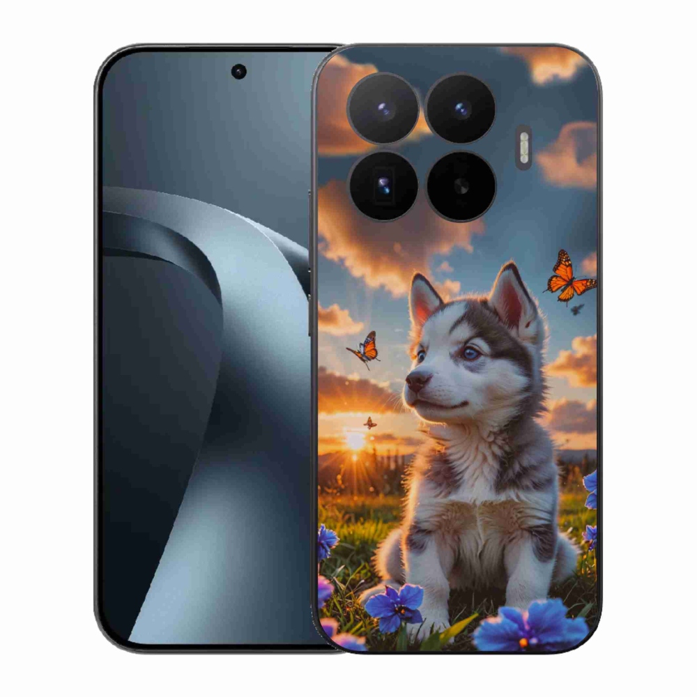 Gél borítás mmCase a Xiaomi 17T-hez - husky a naplementében