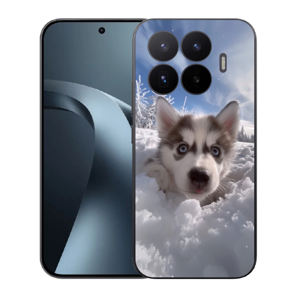 Gél borítás mmCase a Xiaomi 17T-hez - husky a hóban