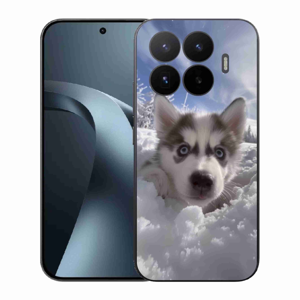 Gél borítás mmCase a Xiaomi 17T-hez - husky a hóban