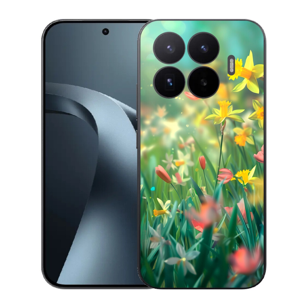 Gél borító mmCase a Xiaomi 17T-hez - tavaszi virágok