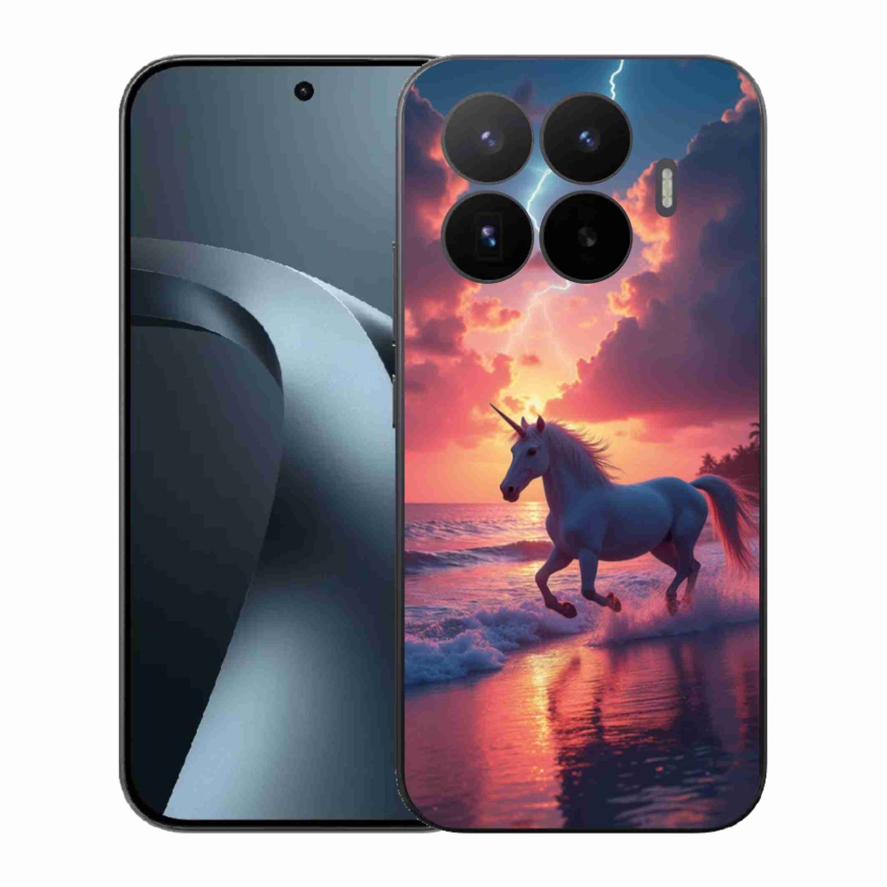 Gél borító mmCase a Xiaomi 17T-hez - egyszarvú a tengerparton