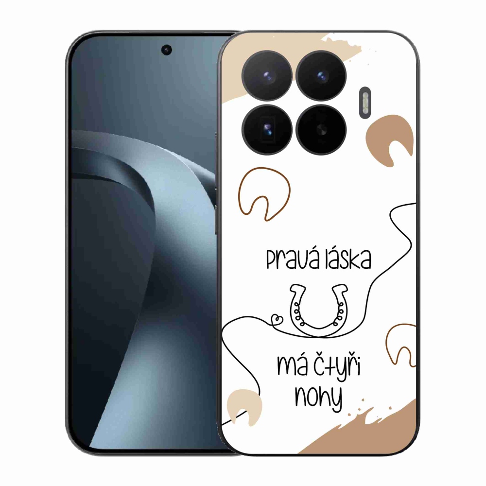 Gél borító mmCase a Xiaomi 17T-hez - ló motívum fehér háttérrel