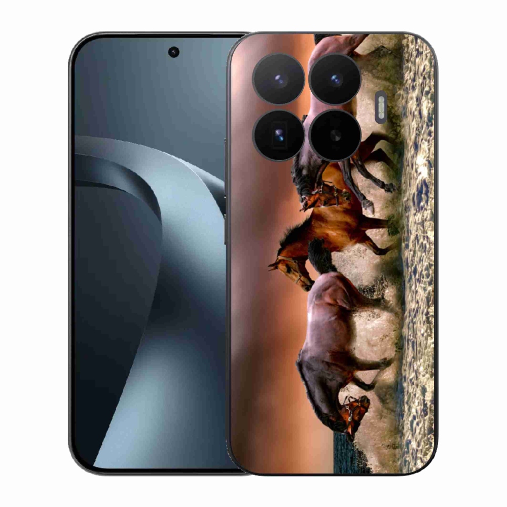 Gél borítás mmCase a Xiaomi 17T-hez - lovak 1