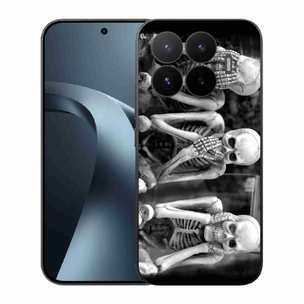 Gél borítás mmCase a Xiaomi 17T-hez - csontvázak