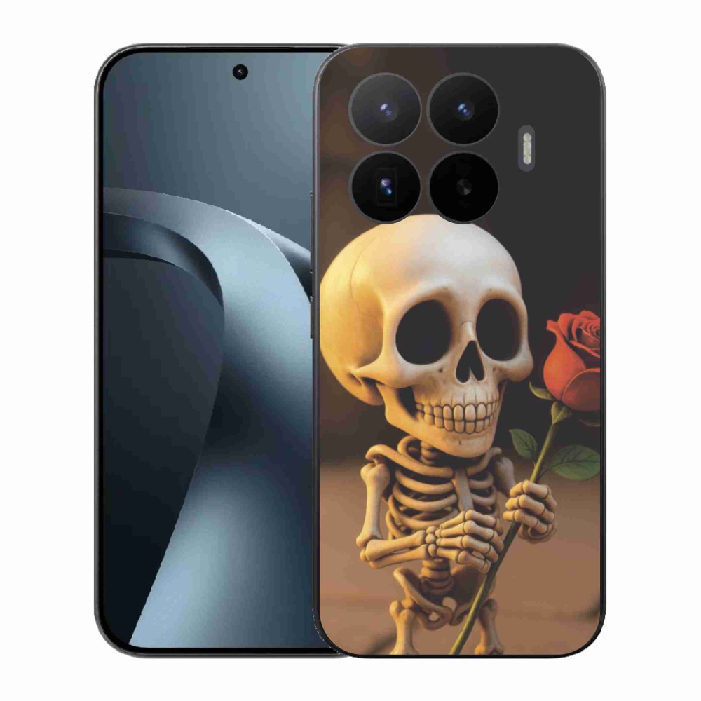 Gélburkolat mmCase a Xiaomi 17T-hez - csontváz rózsával