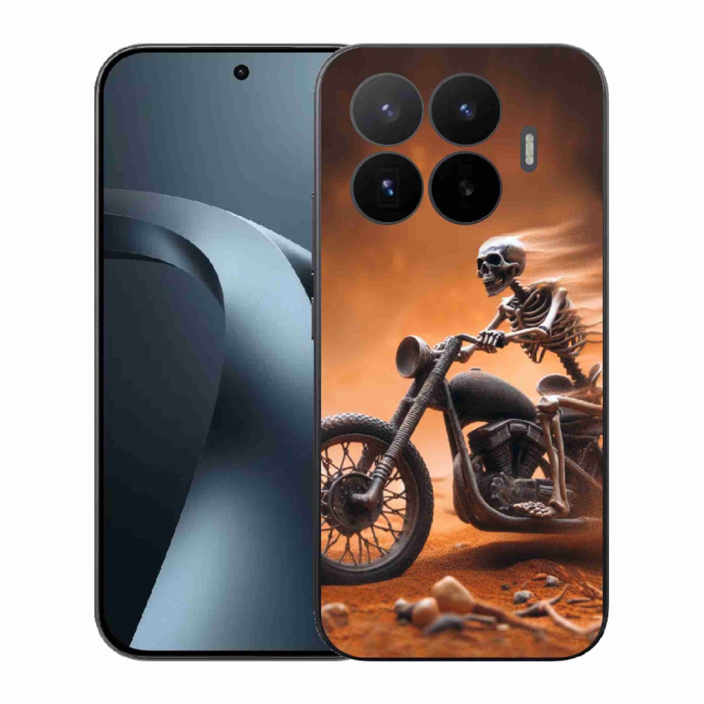 Gél borítás mmCase a Xiaomi 17T-hez - csontváz a motorkerékpáron