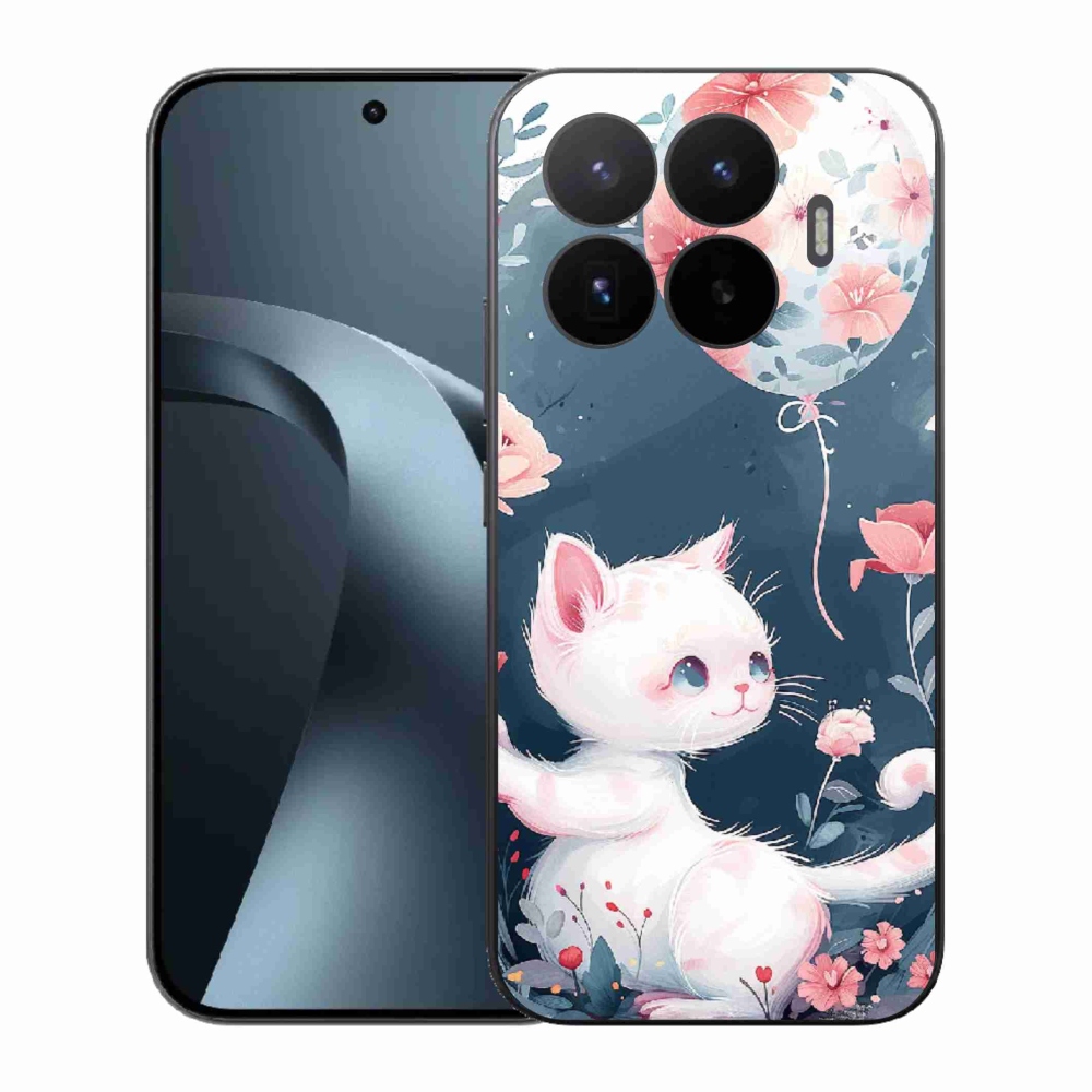 Gél borító mmCase a Xiaomi 17T-hez - cica lufival