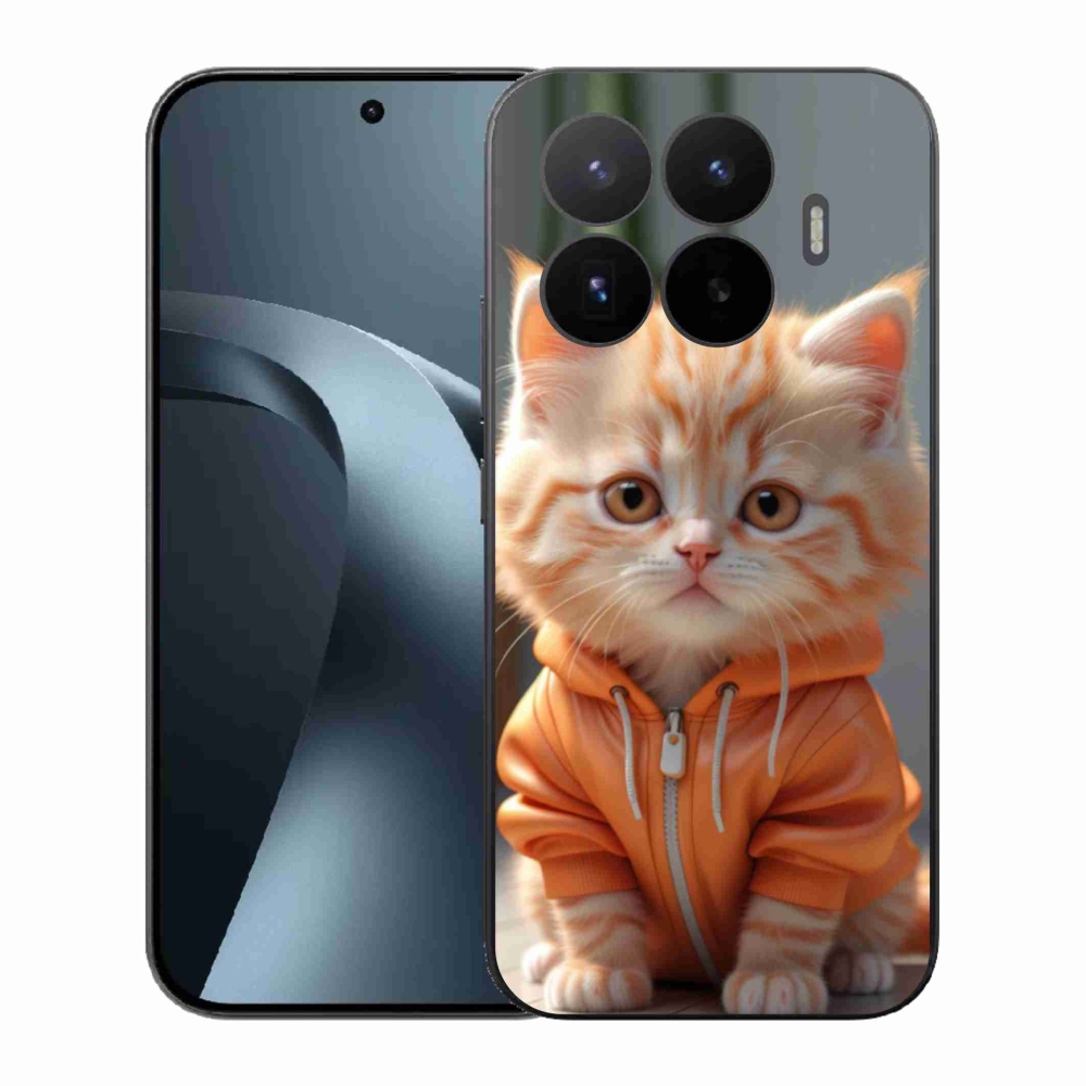 Gél borítás mmCase a Xiaomi 17T-hez - cica egy melegítőben
