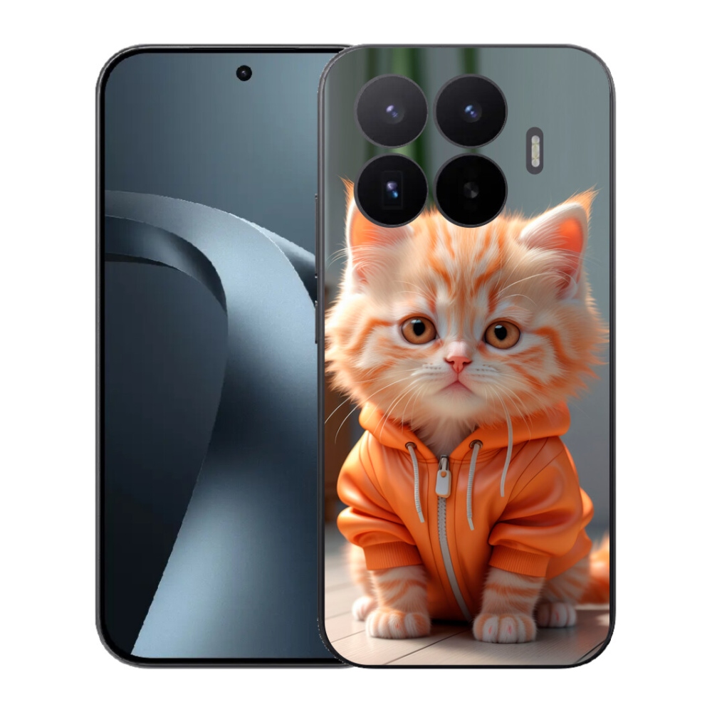 Gél borítás mmCase a Xiaomi 17T-hez - cica egy melegítőben