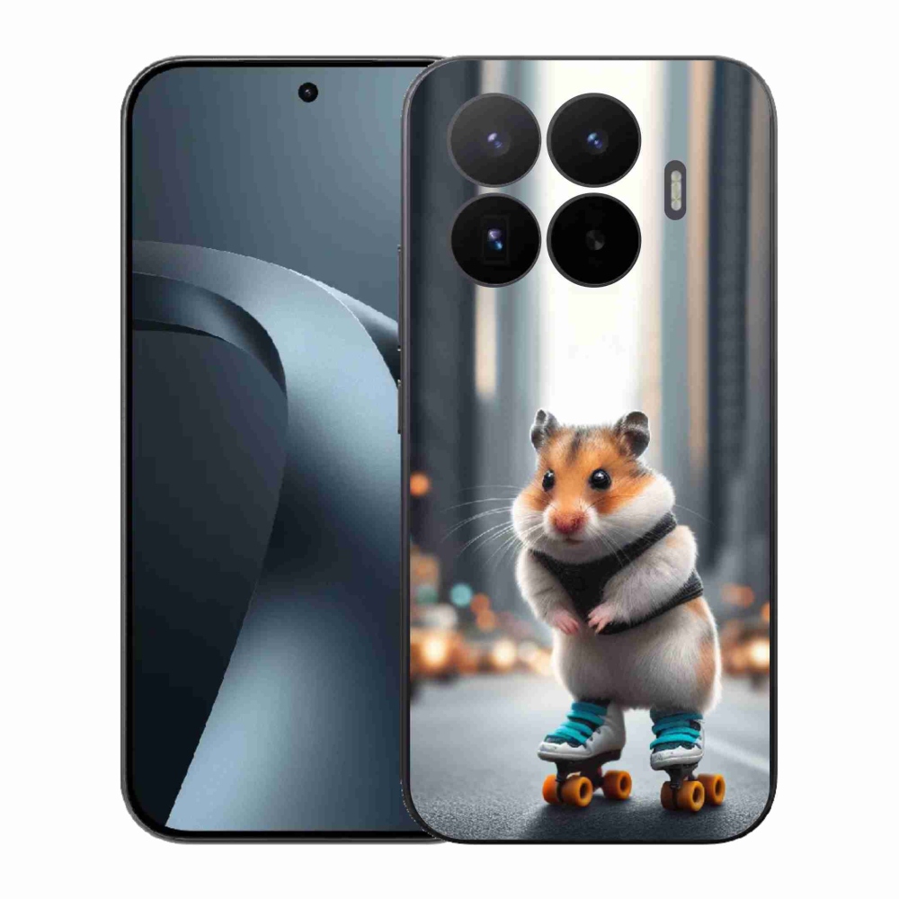 Gél borítás mmCase a Xiaomi 17T-hez - hörcsög a korcsolyán