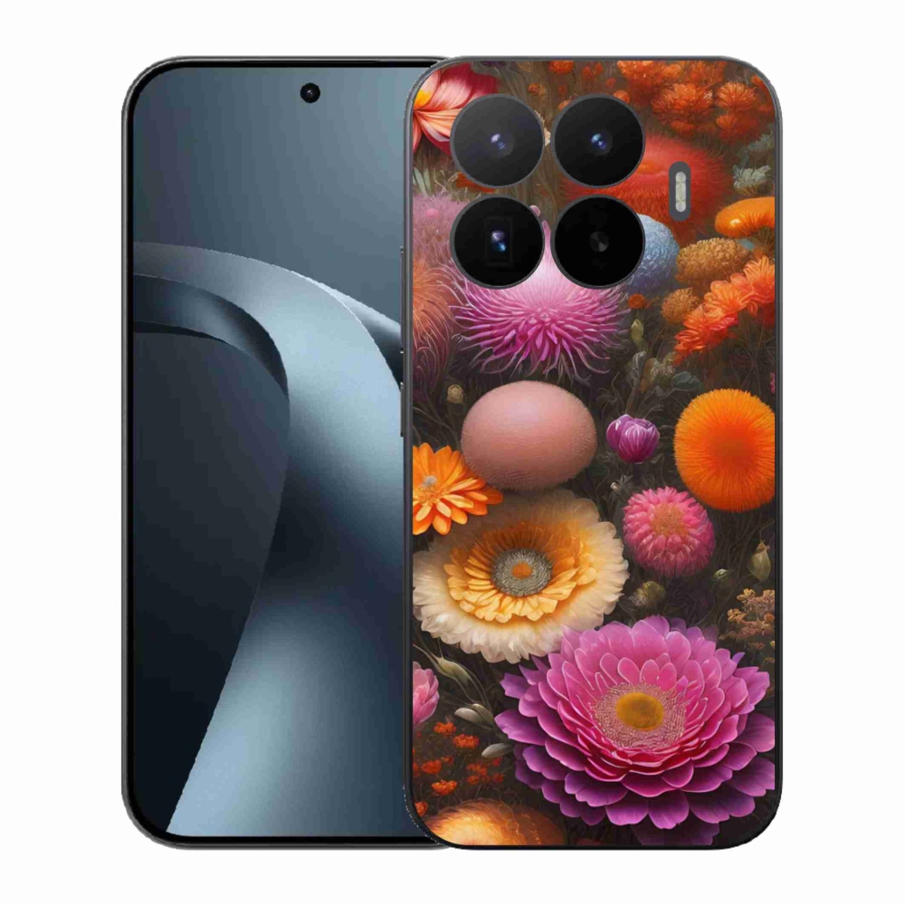 Gél borító mmCase a Xiaomi 17T számára - virágos kompozíció