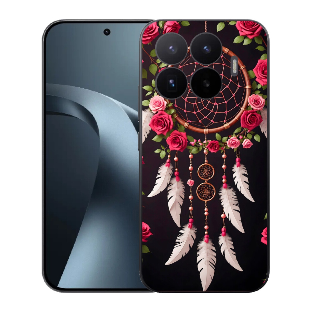 Gél borító mmCase a Xiaomi 17T-hez - álomfogó rózsákkal