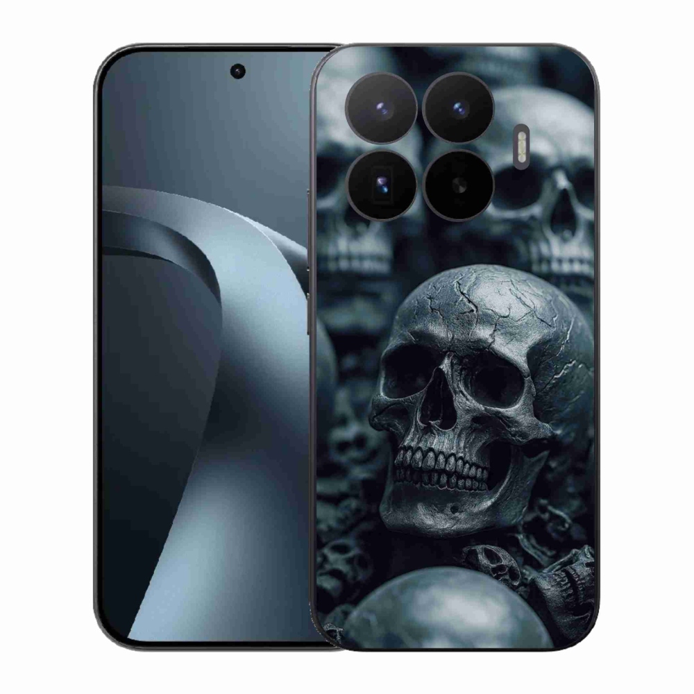 Gél borítás mmCase a Xiaomi 17T számára - koponya 2