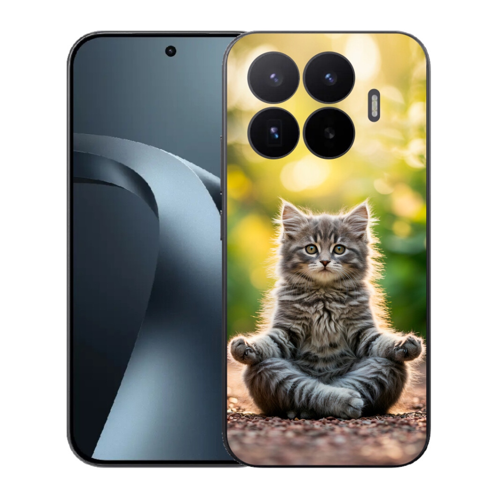 Gél borító mmCase a Xiaomi 17T-hez - meditáló cica