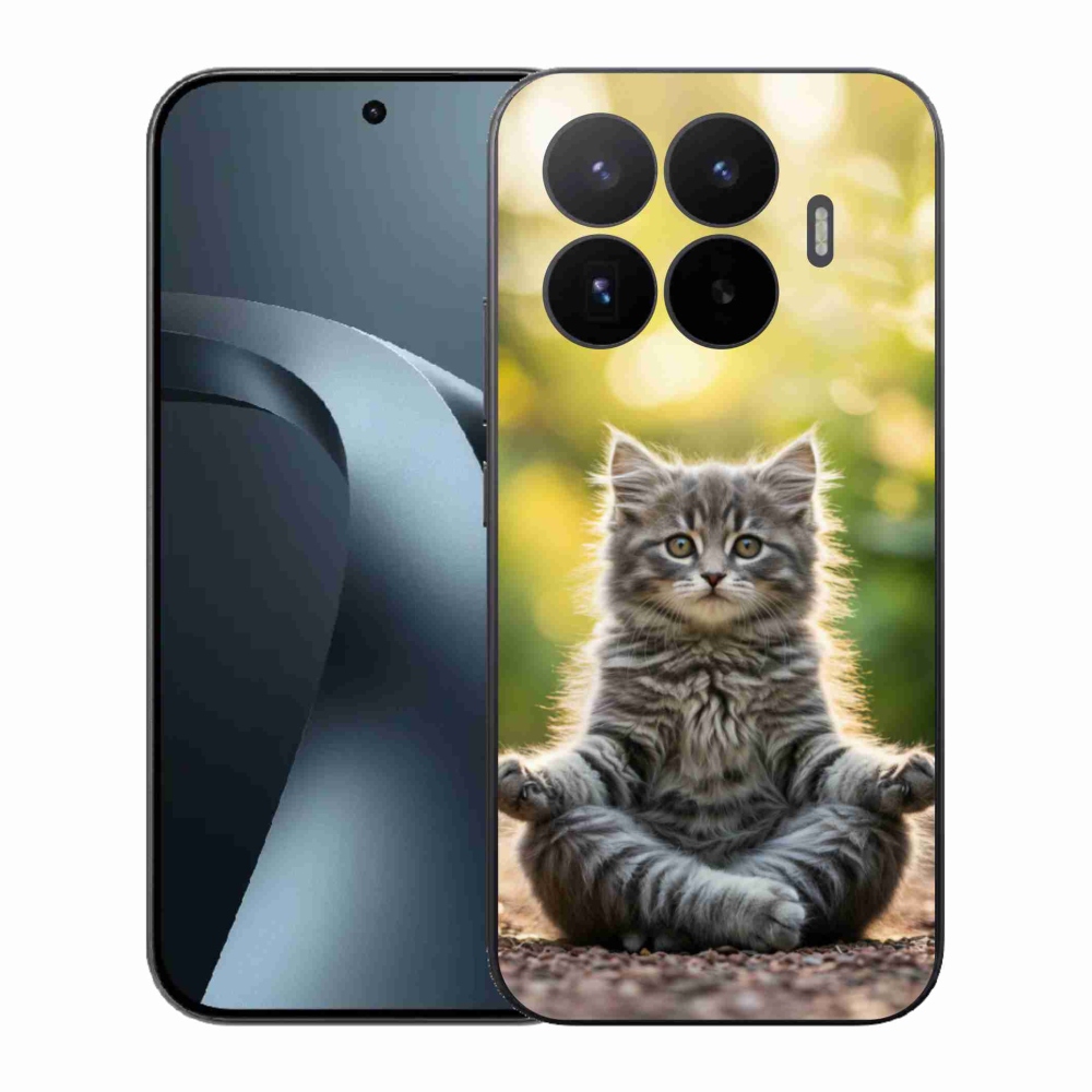 Gél borító mmCase a Xiaomi 17T-hez - meditáló cica