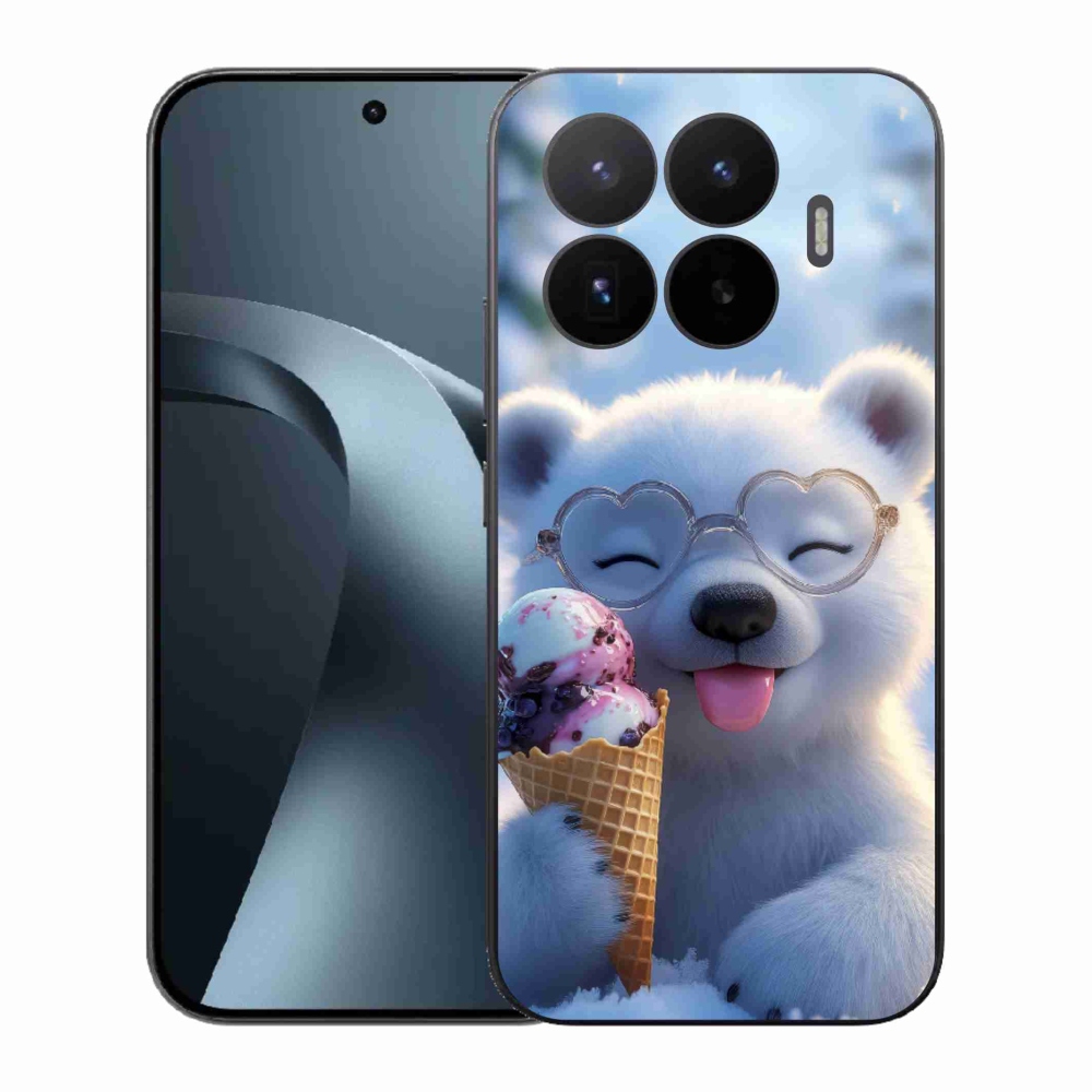 Gél borító mmCase a Xiaomi 17T-hez - mackó fagylalttal