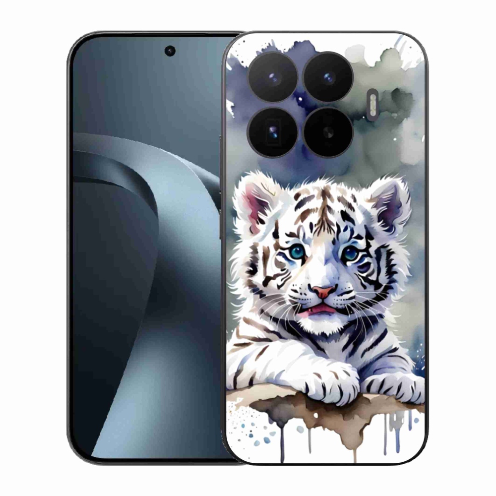 Gél borítás mmCase a Xiaomi 17T-hez - fehér tigriskölyök
