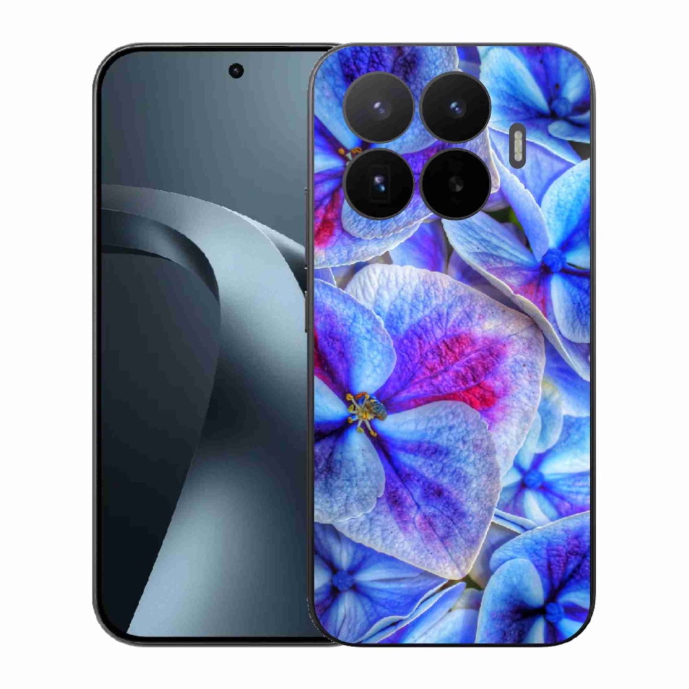 Gél borítás mmCase a Xiaomi 17T-hez - kék virágok 1