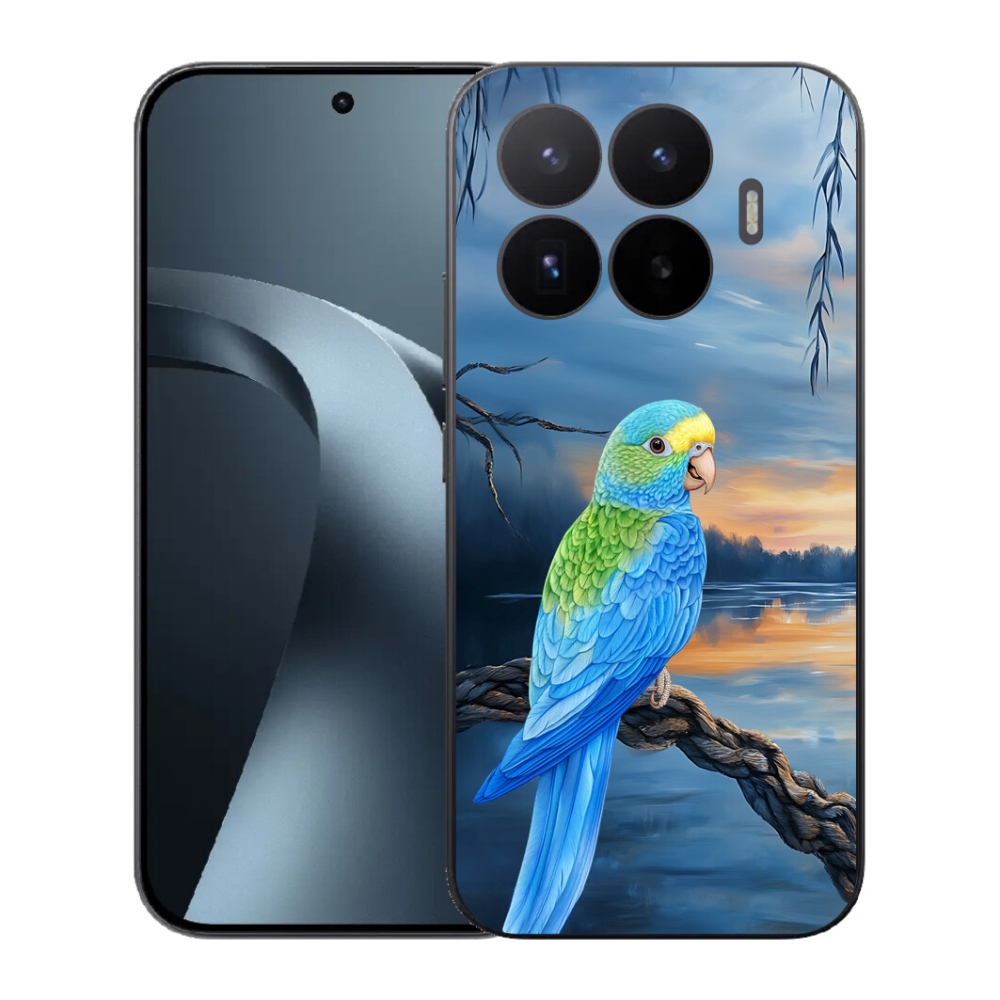 Gél borítás mmCase a Xiaomi 17T-hez - kék papagáj