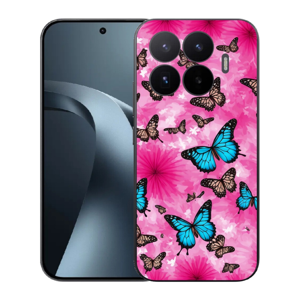 Gélburkolat mmCase a Xiaomi 17T-hez - pillangókert