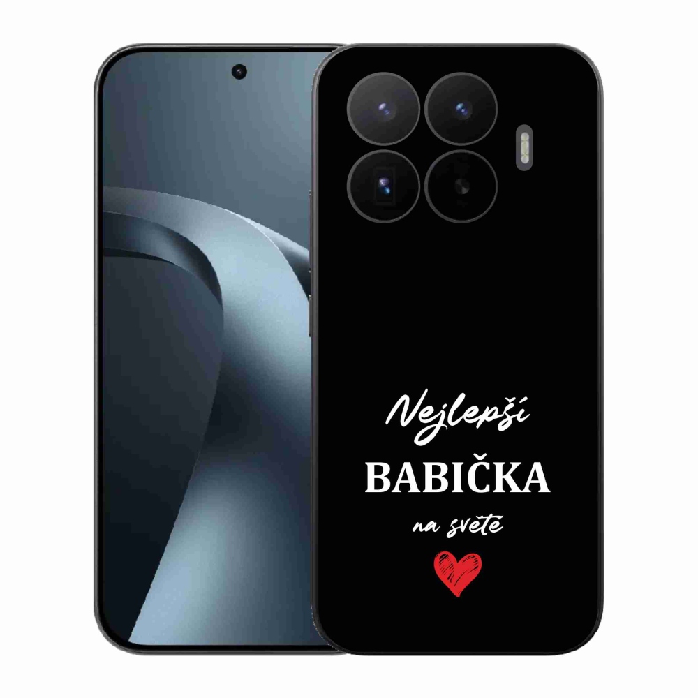 Gél borító mmCase a Xiaomi 17T-hez - a legjobb nagymama 1 fekete háttérrel
